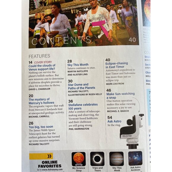 Astronomy Magazine Sept  2023  VOL 51 No 9 Special Total Solar Eclipse Special u - Picture 6 of 10